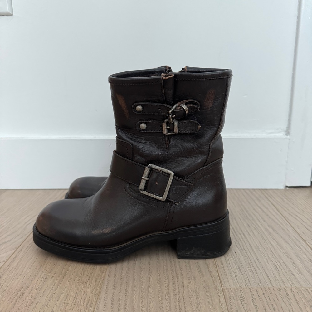 Steve madden archie leather boots